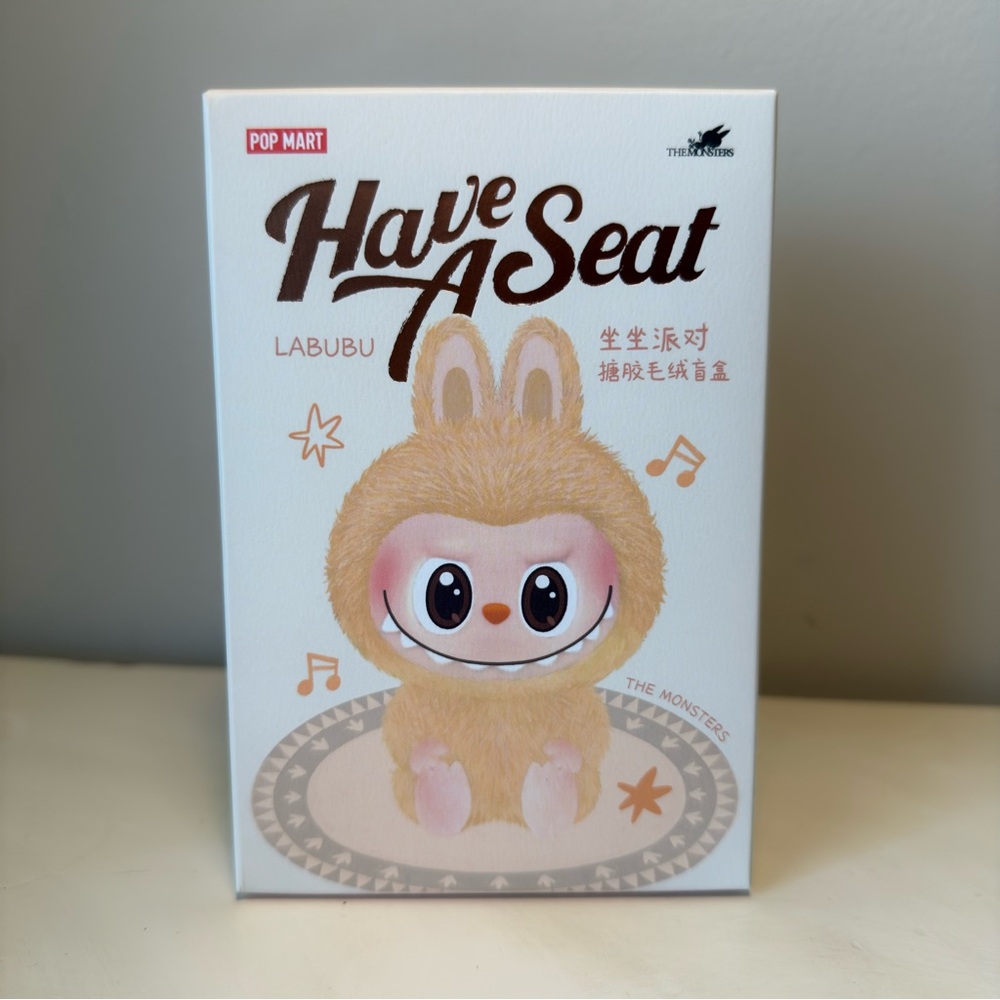 Pop Mart Labubu Monsters Have A Seat (Confirmed SISI) Sealed Collectable Plushie